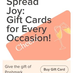 Gift cards available